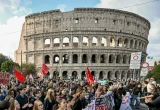 Puluhan Ribu Orang Demo di Italia Protes Biaya Hidup