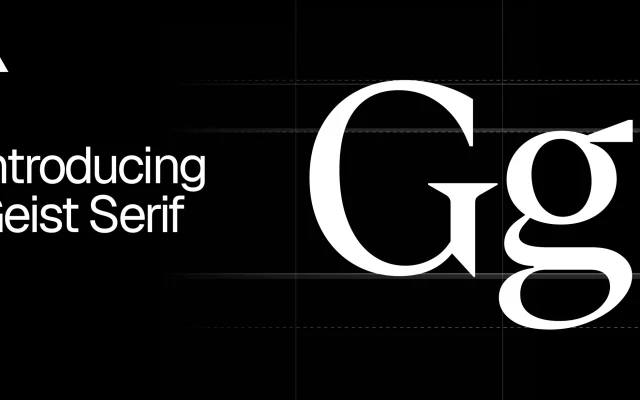 Vercel Meluncurkan Geist Serif untuk Keluarga Huruf Geist